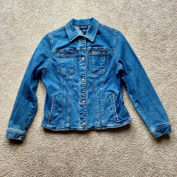 Jones New York Signature Jean Jacket - Picture 1 of 15
